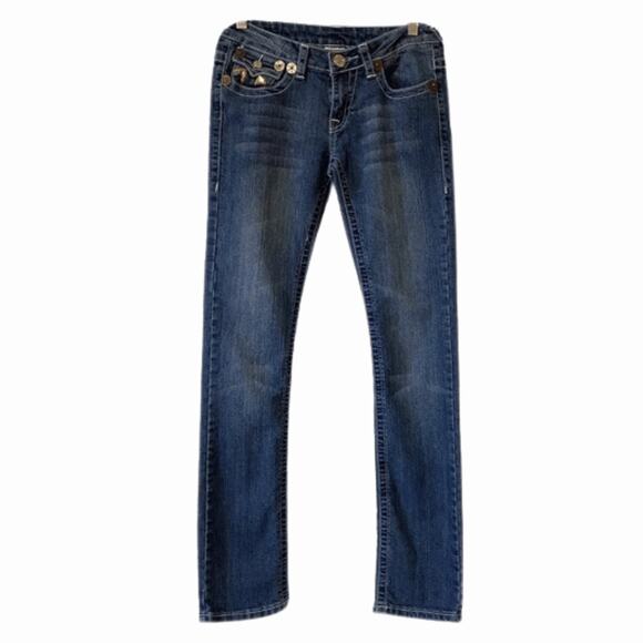 True Religion Womens Jeans 27 Joey T low rise skinny - Picture 1 of 6